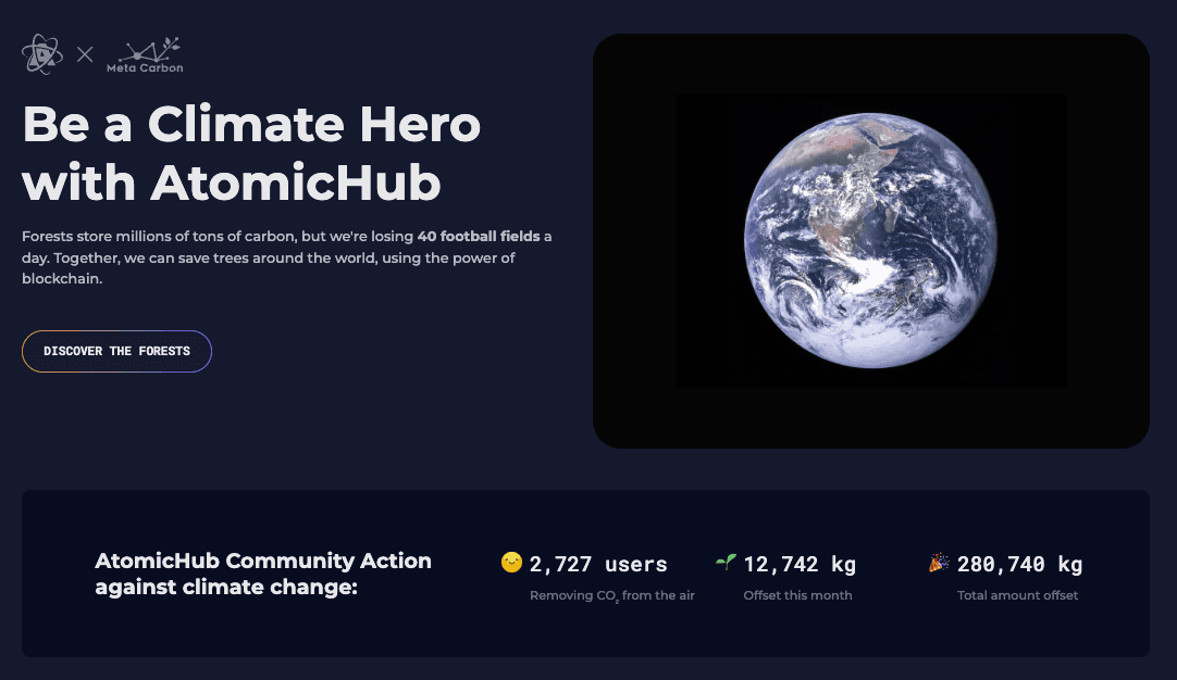 AtomicHub impact page