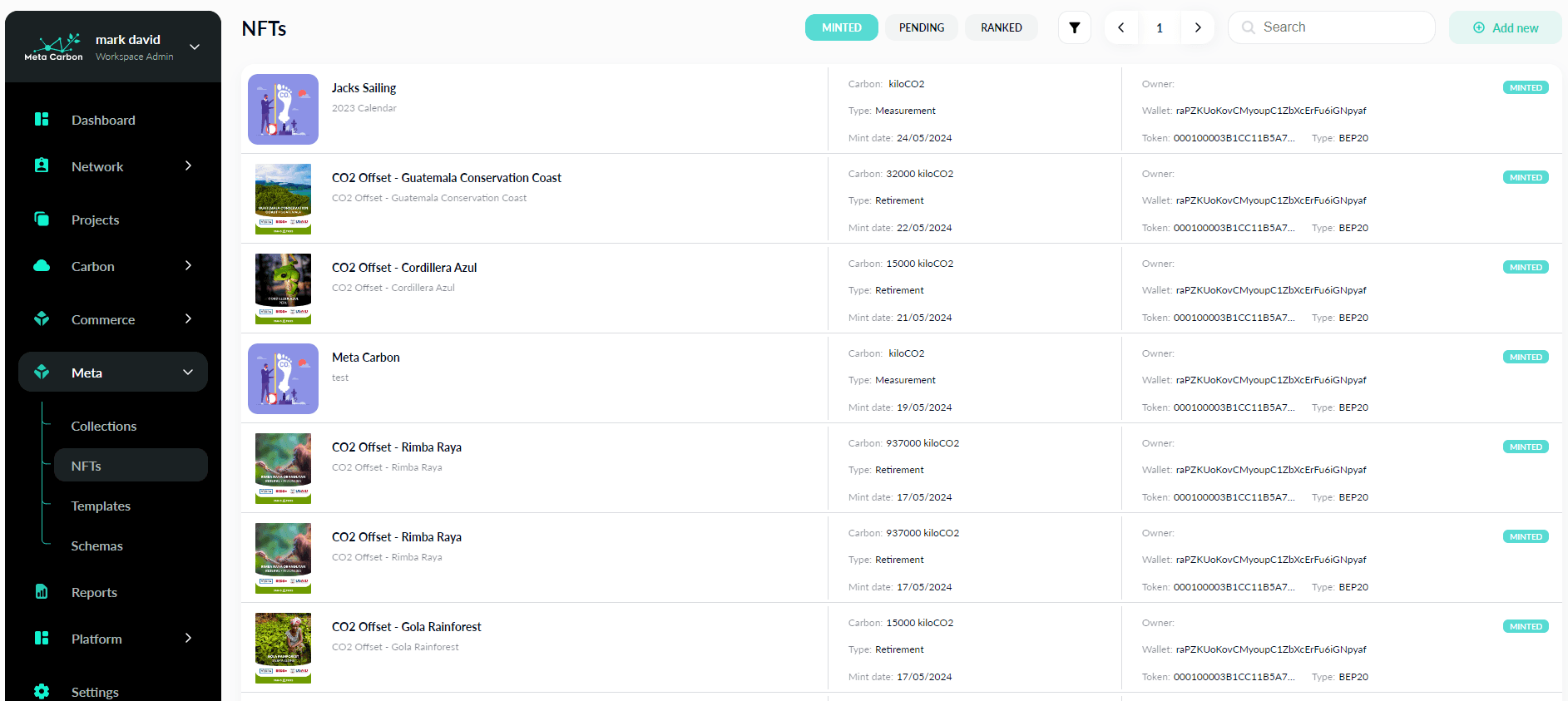 Use NFTs as certificates or rewards